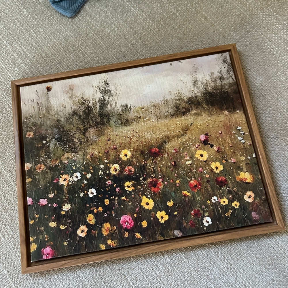 Floral Field Framed Art